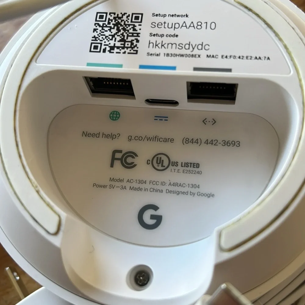 Google WiFi Access Access Point Whole Home Eireless Router